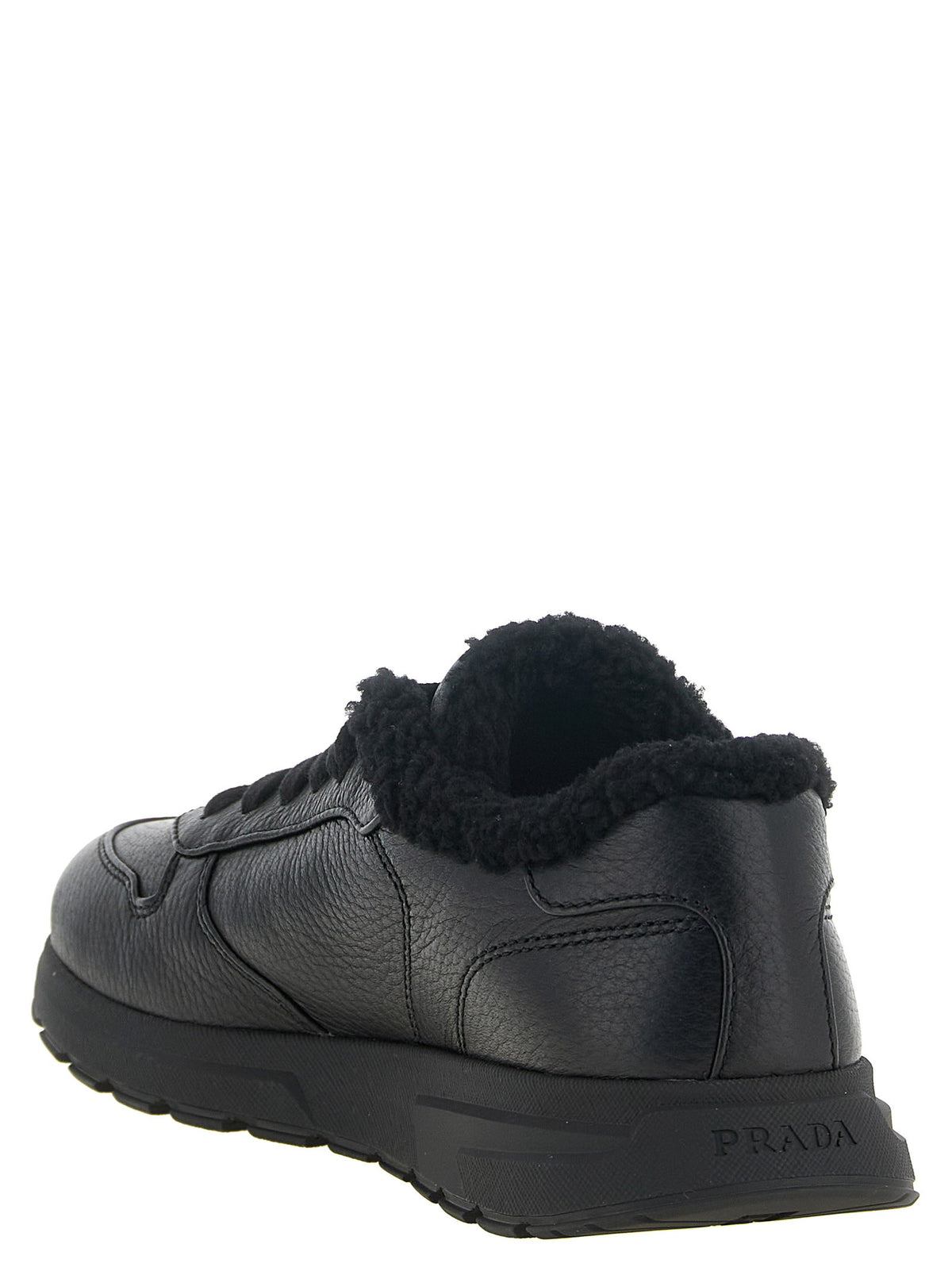 PRADA Black 'Prada Prax' sneakers