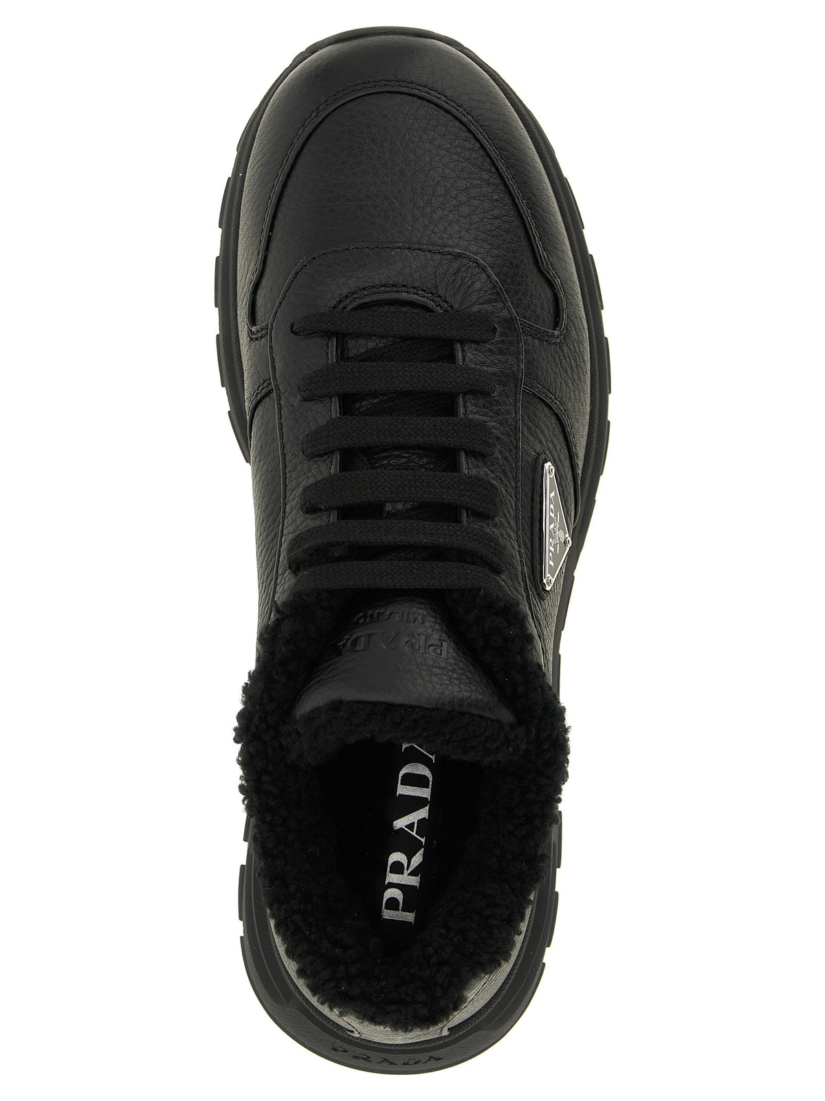PRADA Black 'Prada Prax' sneakers