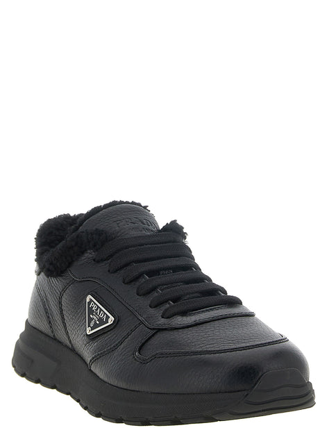 PRADA Black 'Prada Prax' sneakers