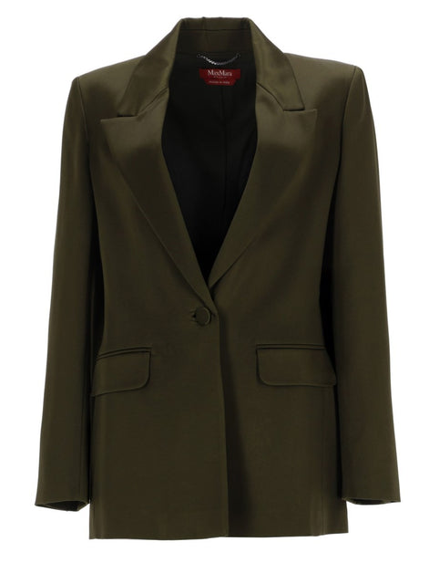 BLAZER IN ENVERS SATIN