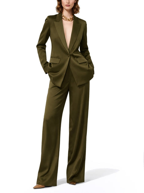 Max Mara BLAZER IN ENVERS SATIN