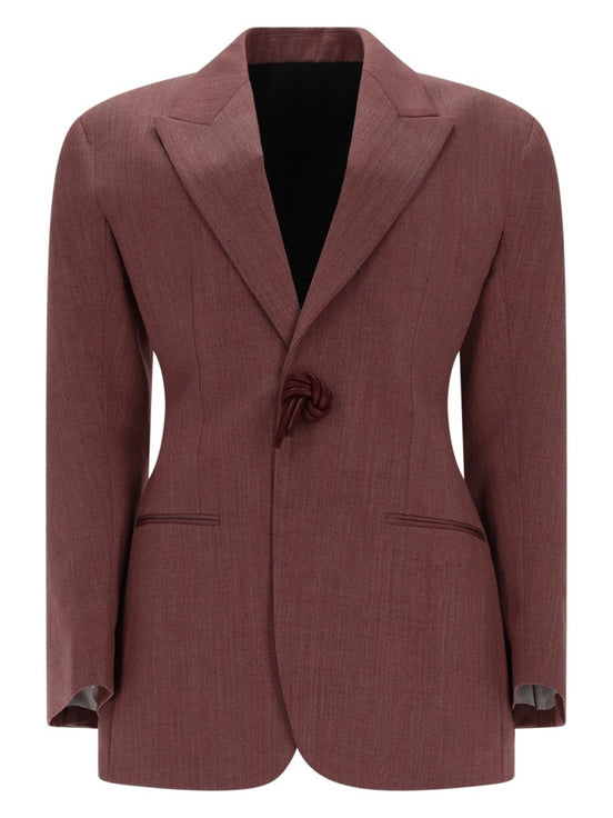 BLAZER IN LANA E LINO