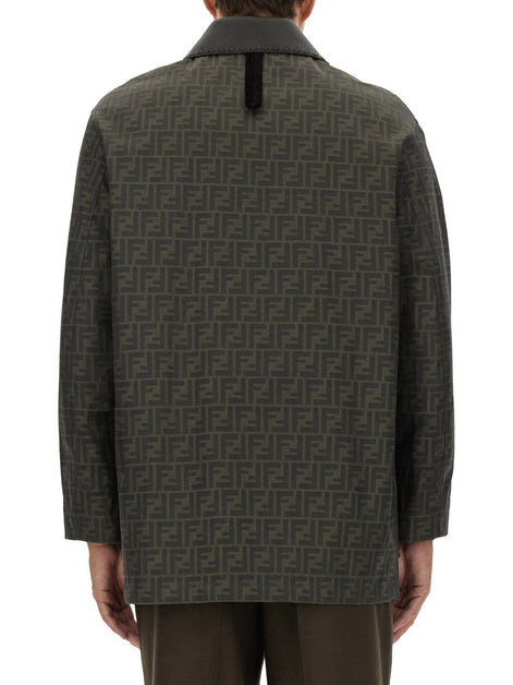 BLOUSON IN JACQUARD "FF"