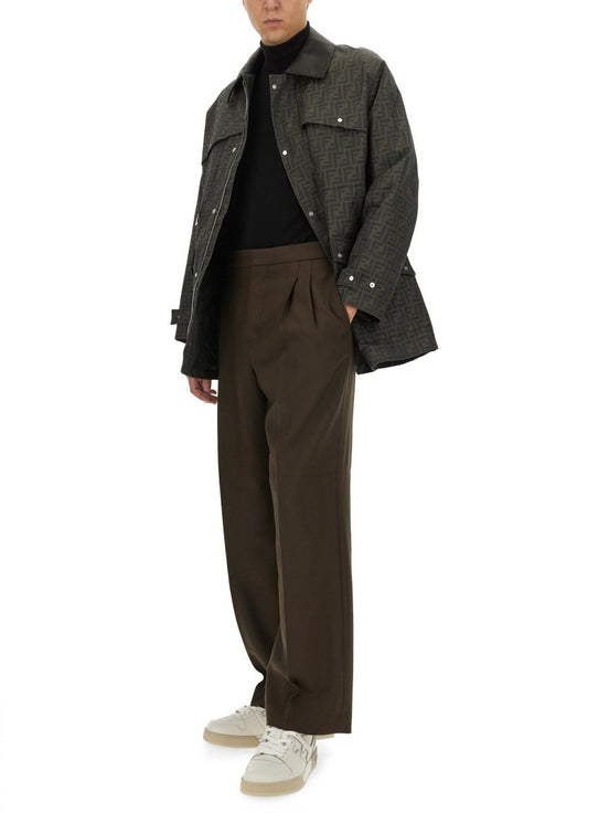 BLOUSON IN JACQUARD "FF"