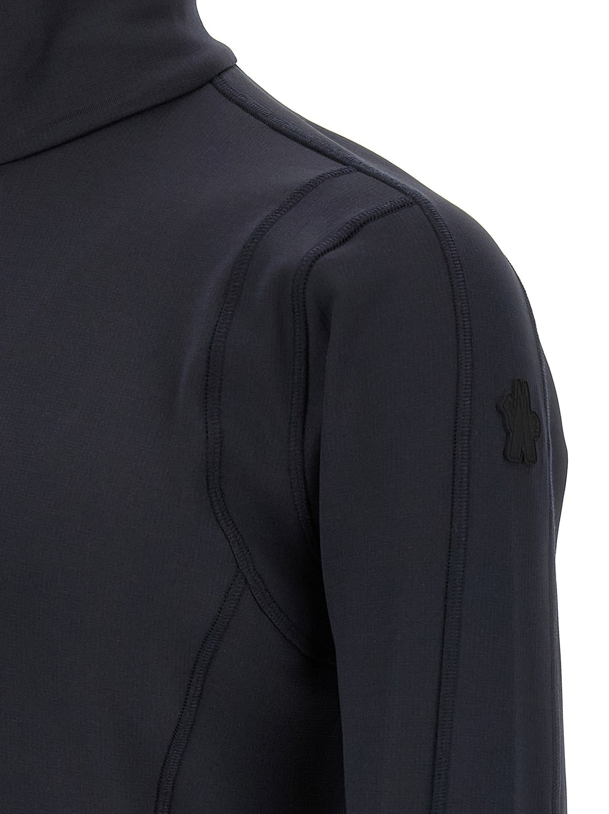 MONCLER GRENOBLE Blue Polartec® sweatshirt
