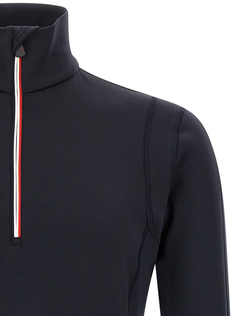 MONCLER GRENOBLE Blue Polartec® sweatshirt