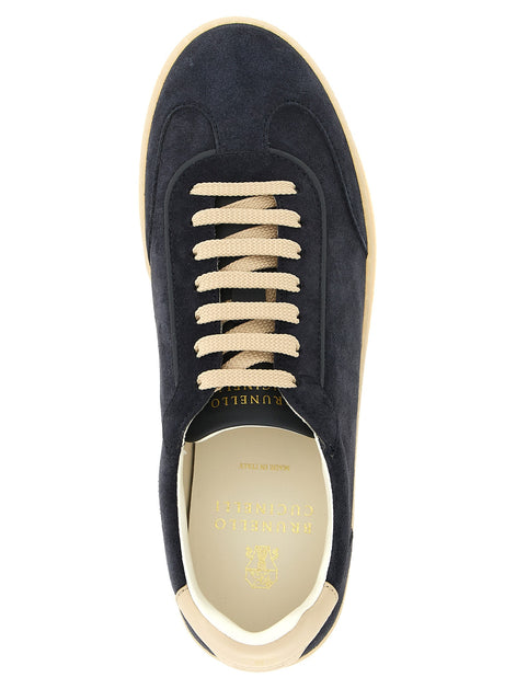 Brunello Cucinelli Blue suede sneakers