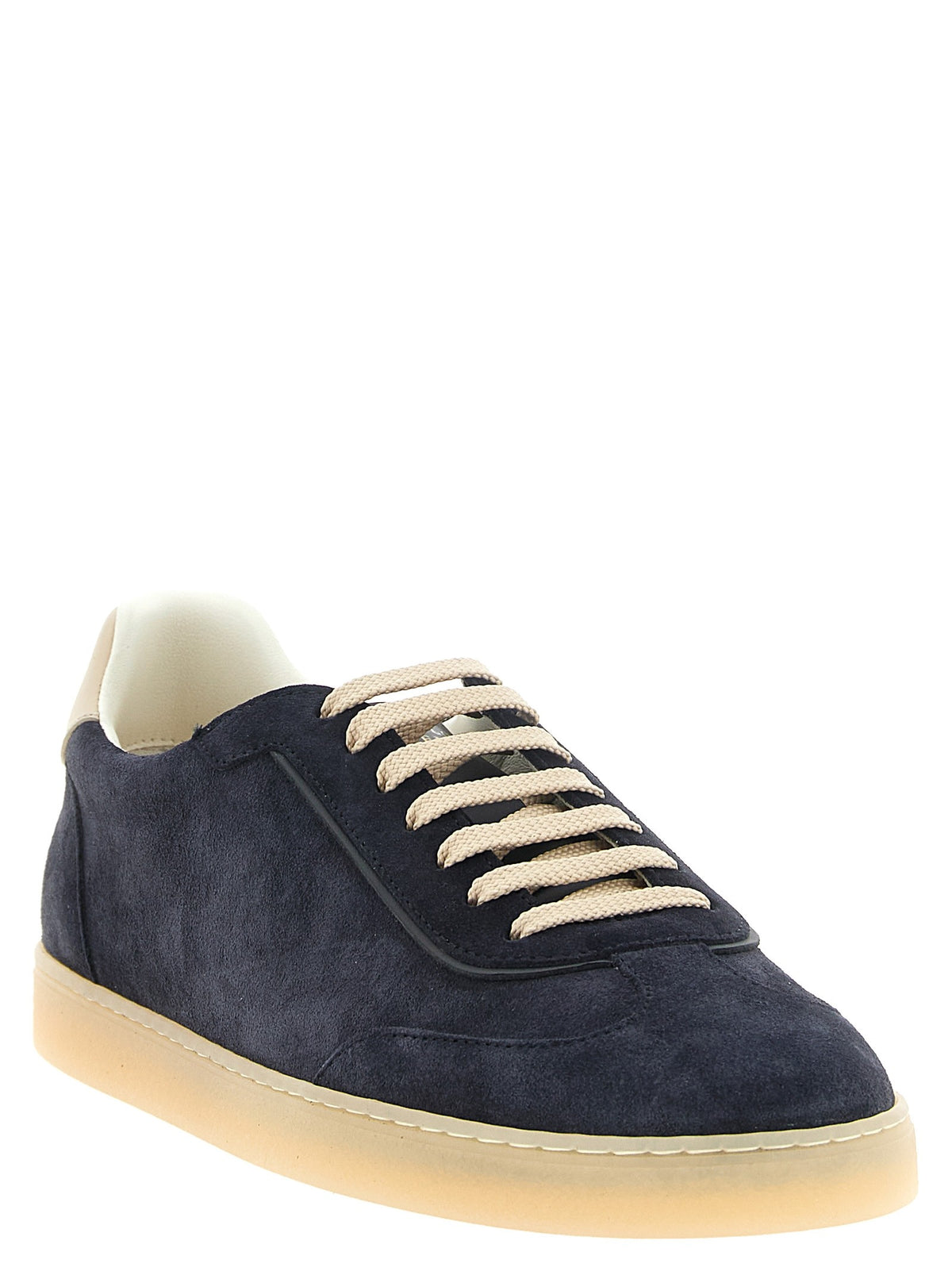 Brunello Cucinelli Blue suede sneakers