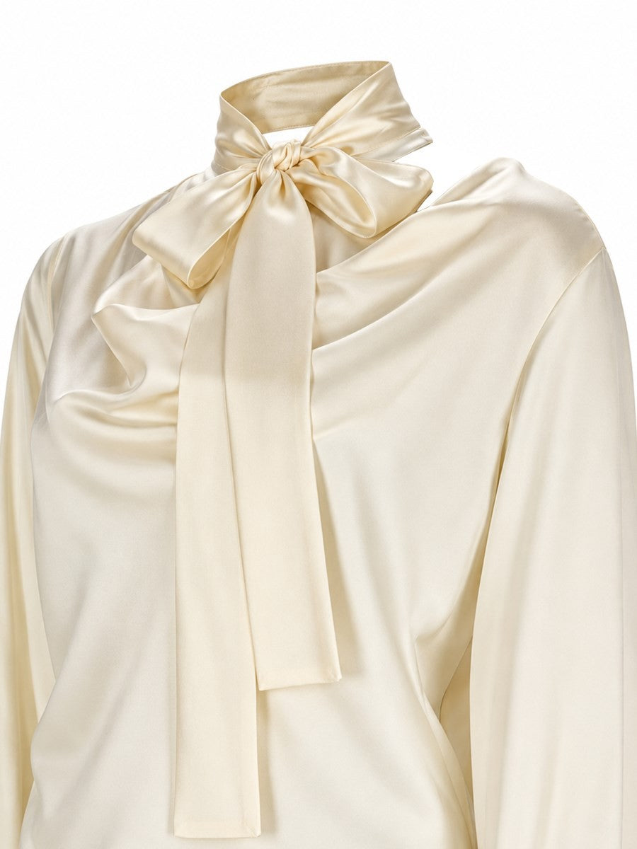 Max Mara Blusa in Raso di Seta