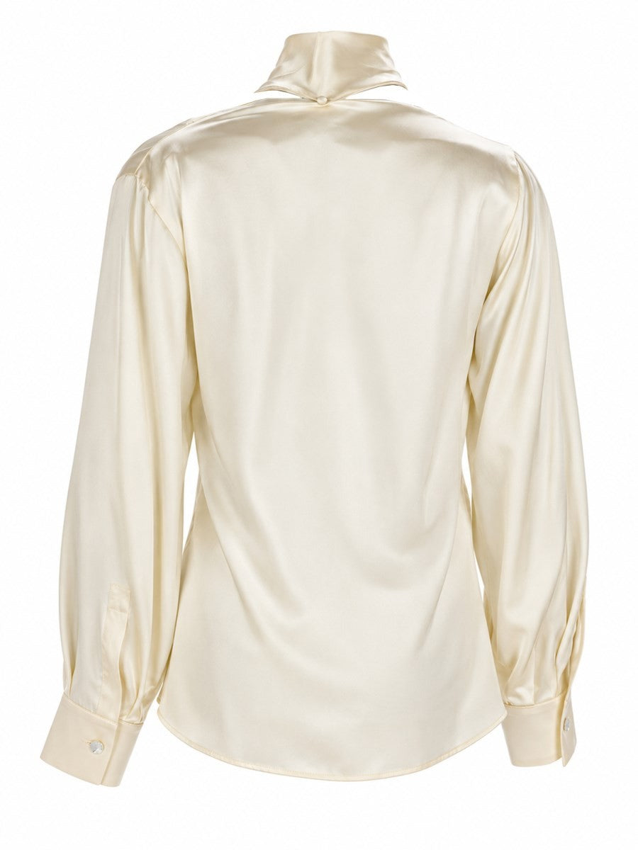 Max Mara Blusa in Raso di Seta