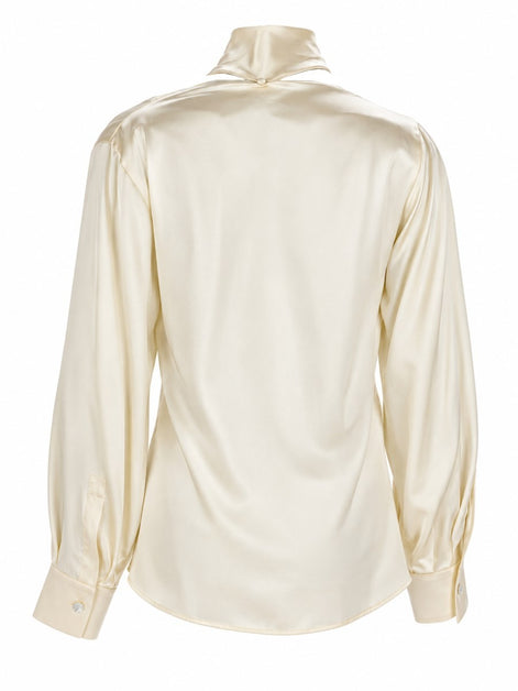 Max Mara Blusa in Raso di Seta