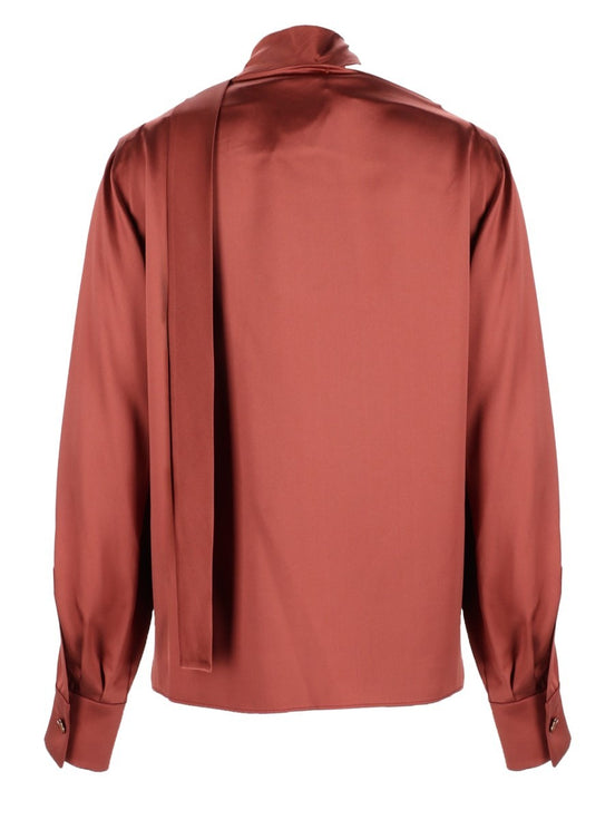Max Mara Blusa in Raso di Seta