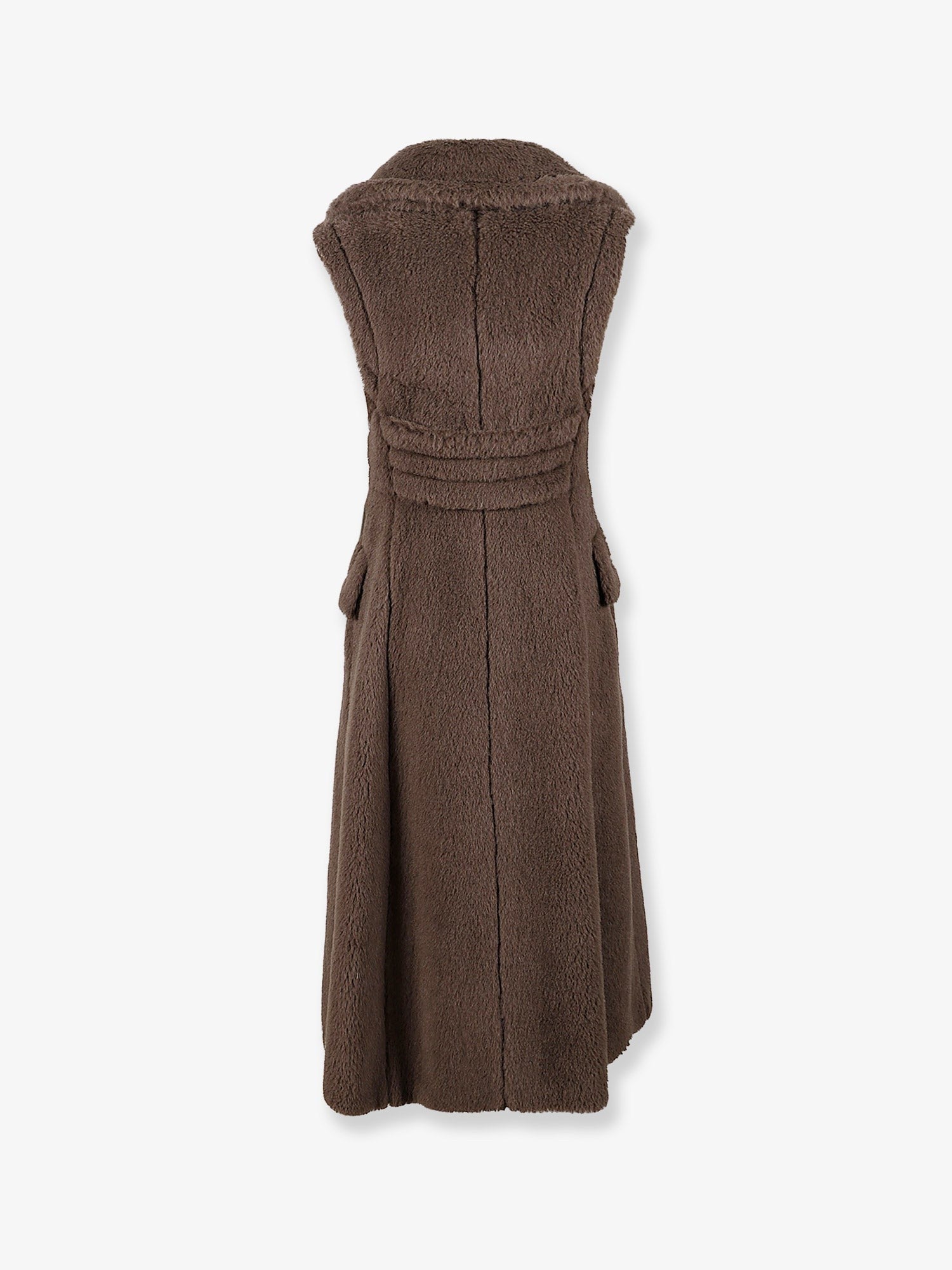 Max Mara Boario sleeveless alpaca blend coat