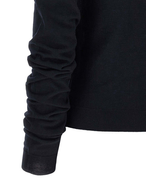 Boat neckline sweater