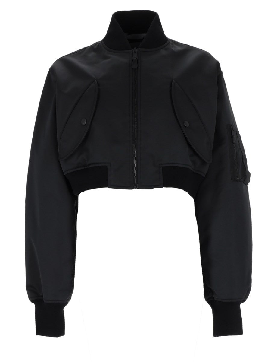 BOMBER CROPPED CON ZIP