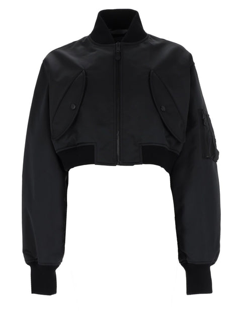 BOMBER CROPPED CON ZIP