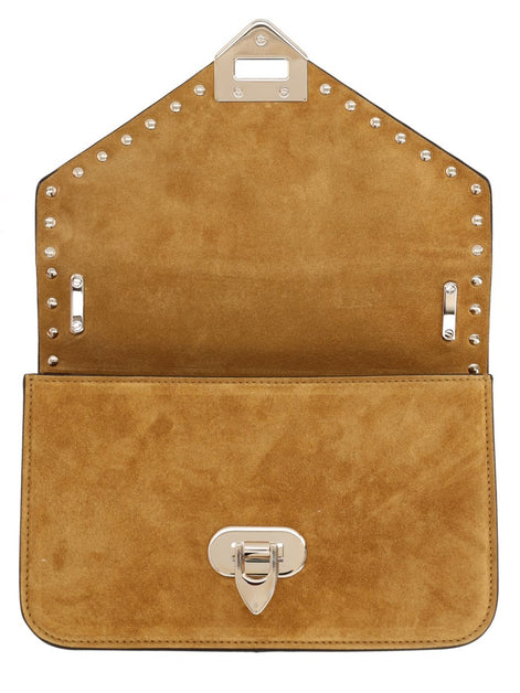 Valentino Garavani BORSA A TRACOLLA "ROCKSTUD SMALL" IN SUEDE