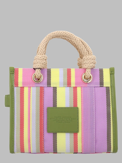 BORSA TOTE SMALL A RIGHE