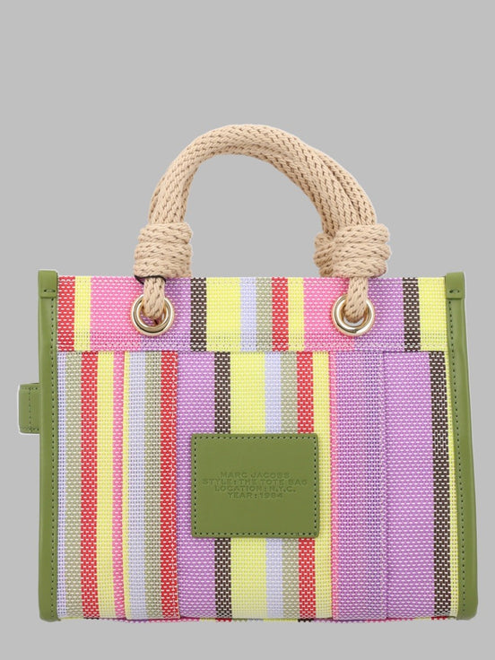 BORSA TOTE SMALL A RIGHE
