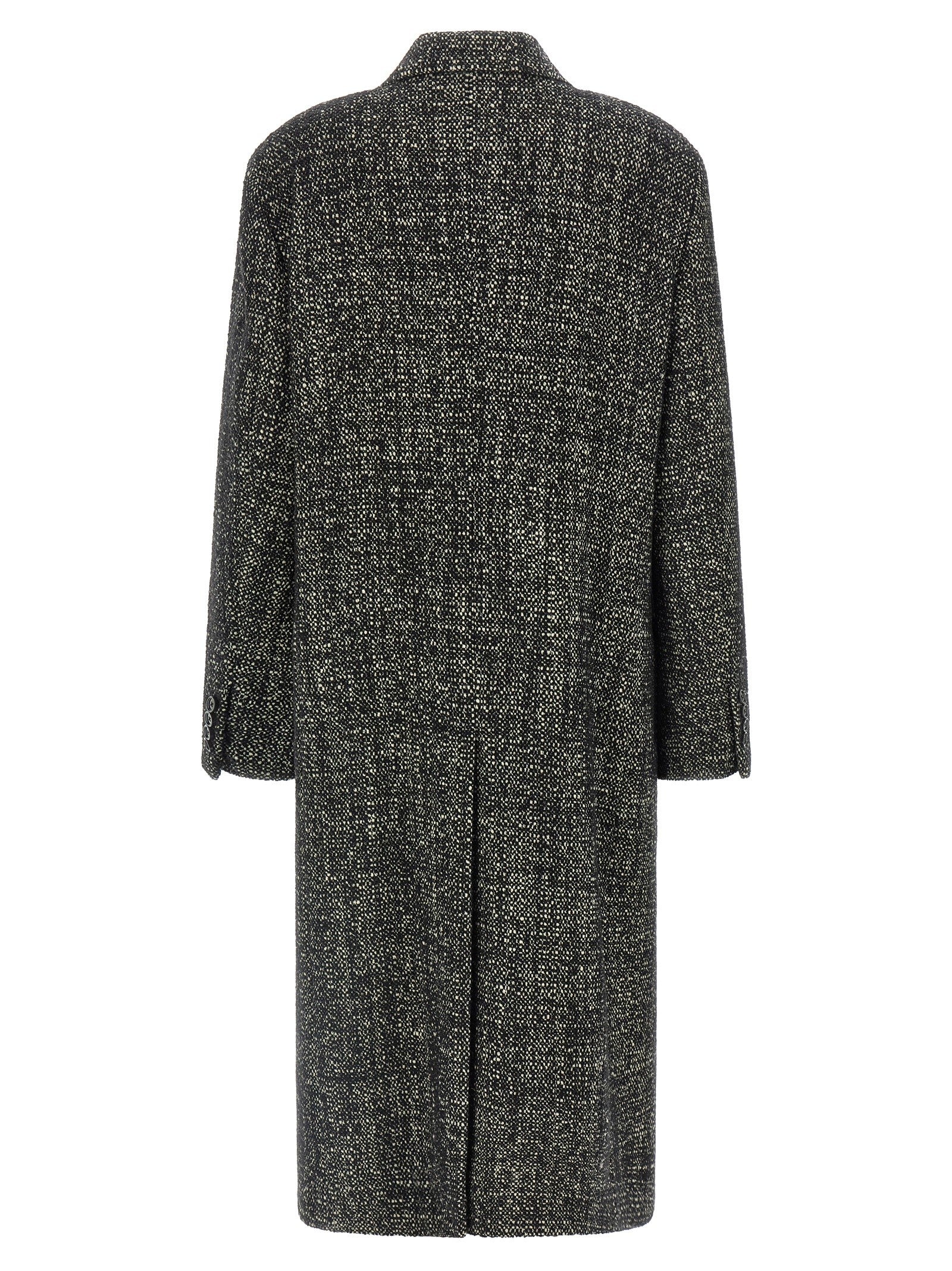 Bouclé wool coat