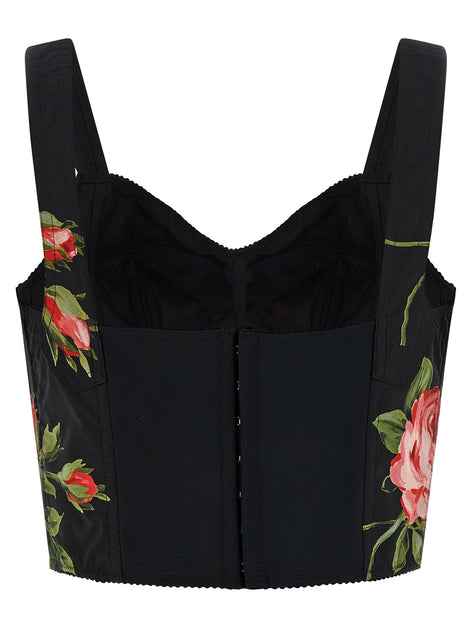 'Bouquet Rose' Bustier Top