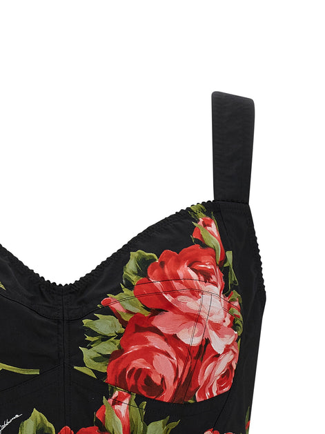 'Bouquet Rose' Bustier Top