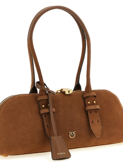 'Bowling Baguette' large shoulder bag