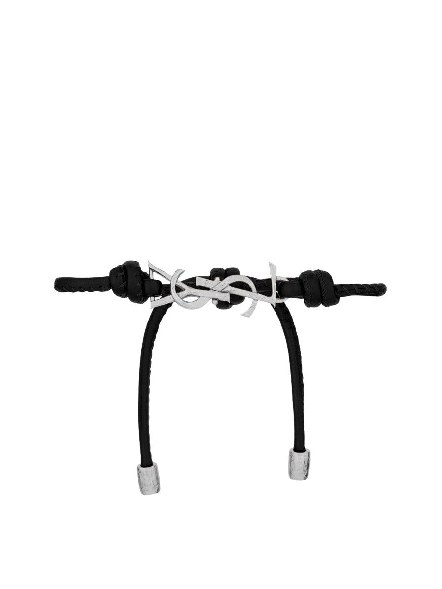 Saint Laurent BRACCIALE CASSANDRE IN PELLE
