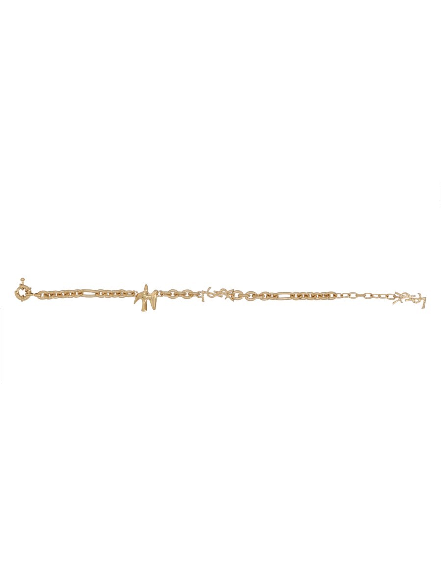 Saint Laurent Bracciale Con Colomba e Cassandre