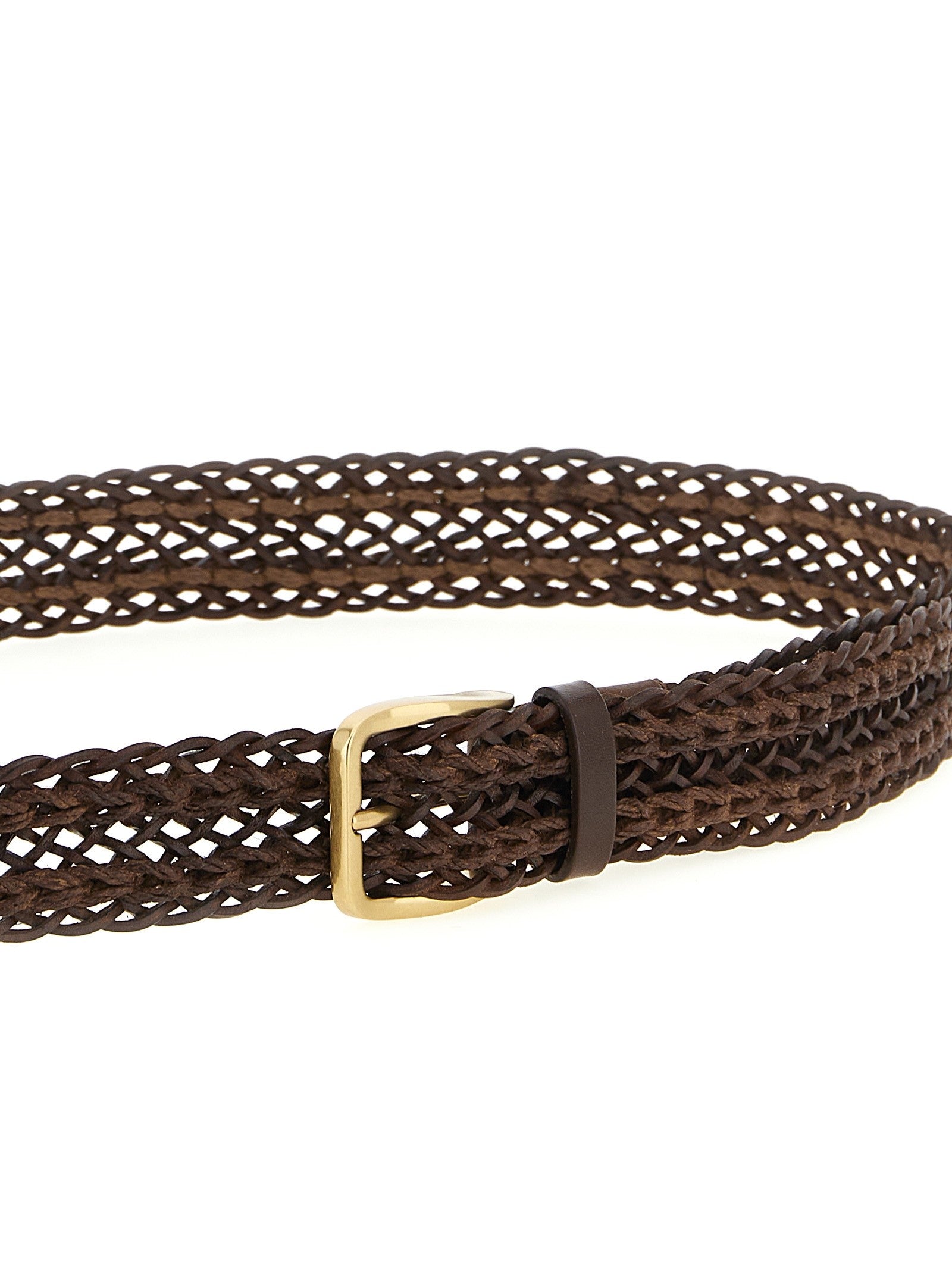 Braided calf belt