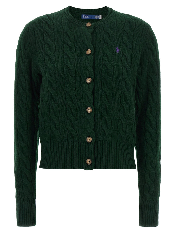 Braided cardigan