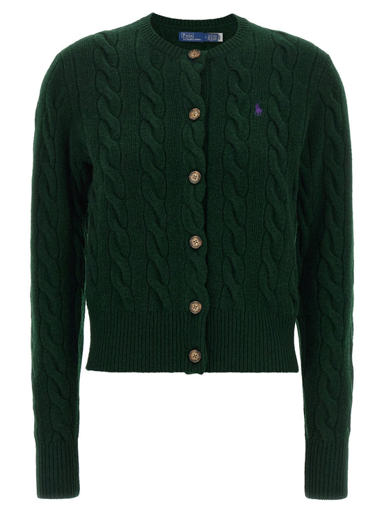 Braided cardigan