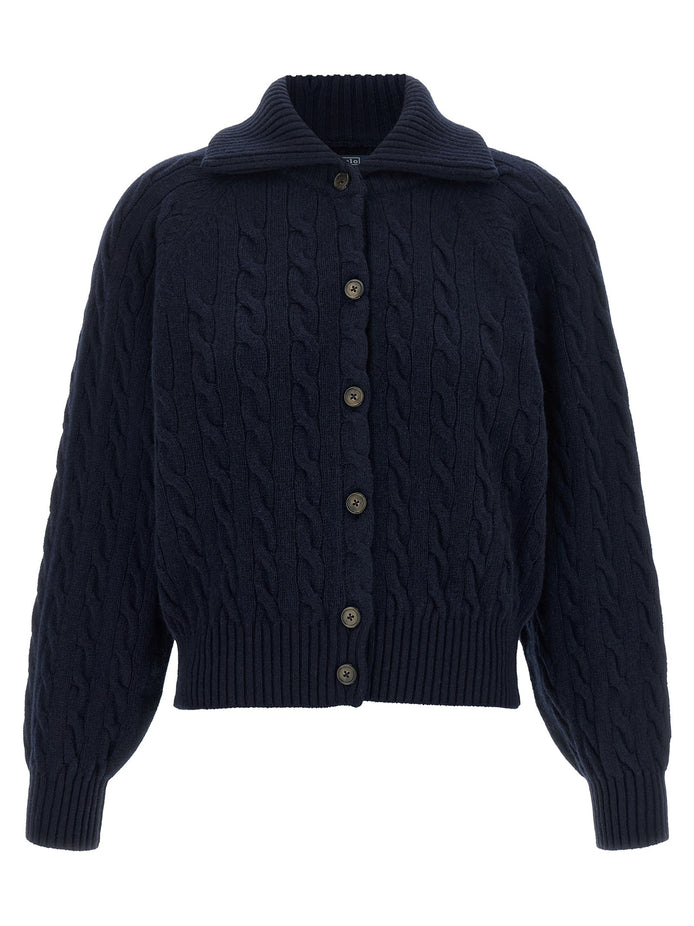 Braided cardigan