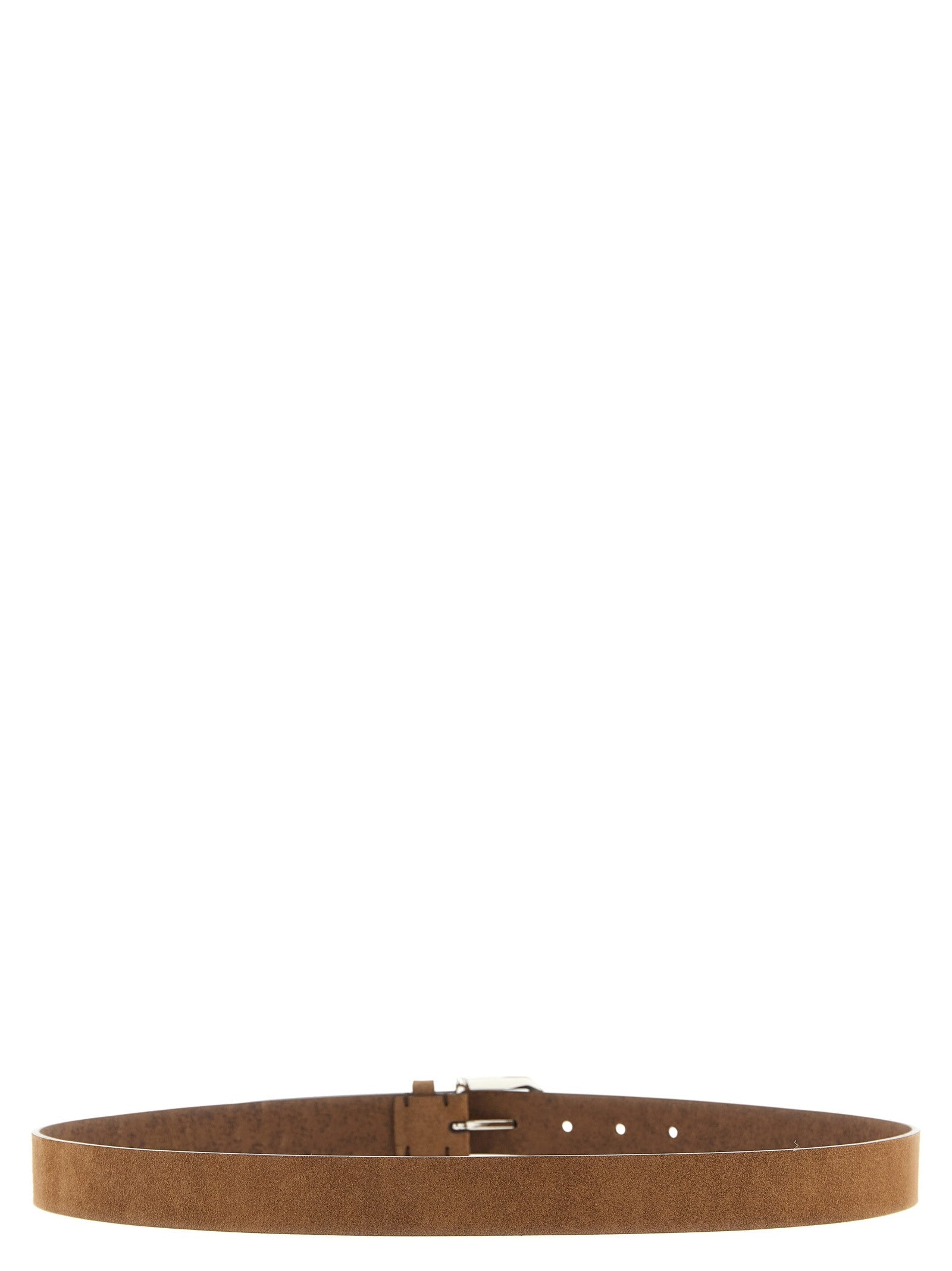 Braided leather belt