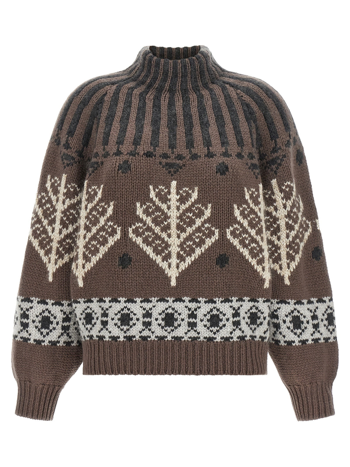 Brown 'Nordic Heritage' sweater