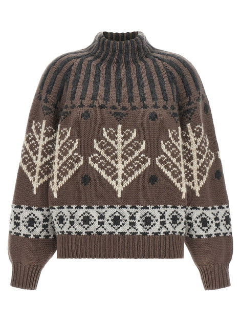 Brown 'Nordic Heritage' sweater