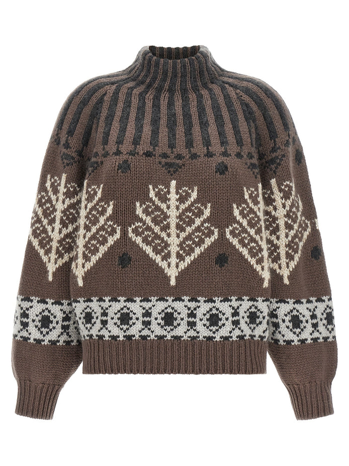 Brown 'Nordic Heritage' sweater