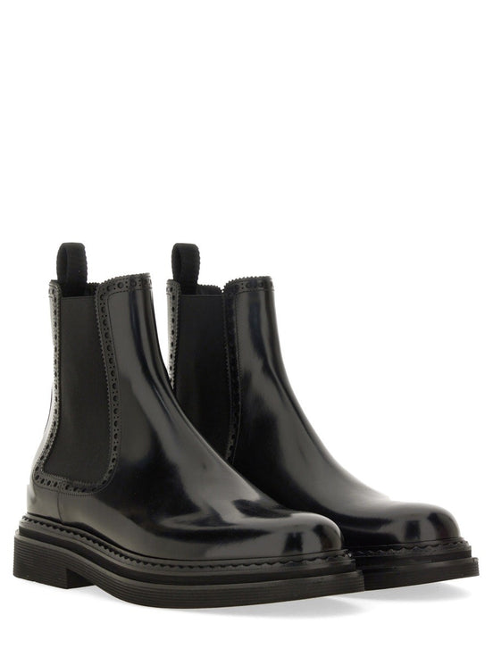 BRUSHED LEATHER BOOT