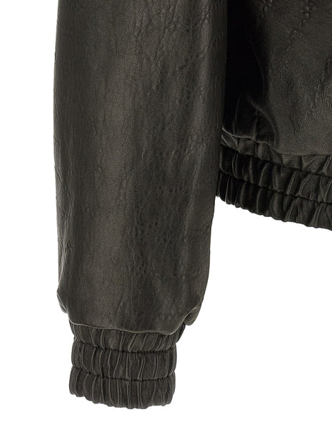 Saint Laurent Bubble leather jacket