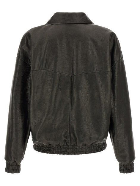 Saint Laurent Bubble leather jacket