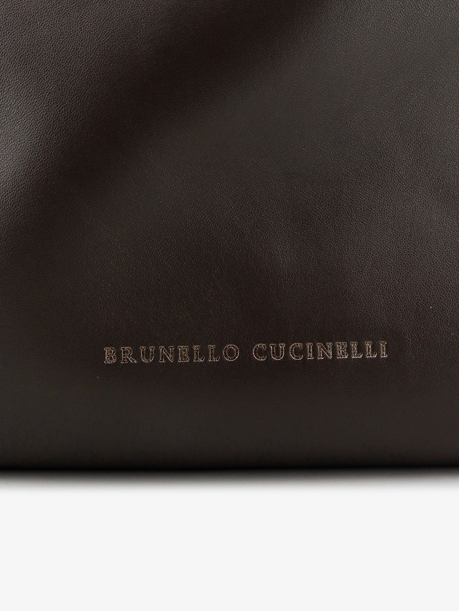Bucket Mellow leather shoulder bag