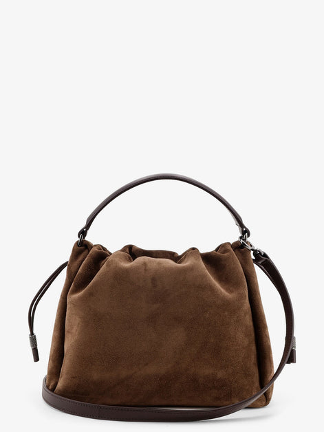 Brunello Cucinelli Bucket Mellow Suede Handbag