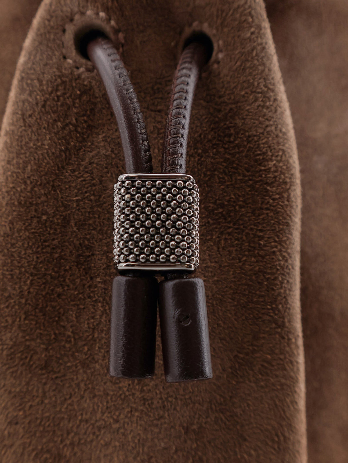 Brunello Cucinelli Bucket Mellow Suede Handbag