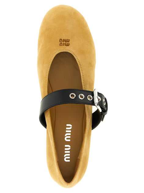 Buckle ballet flats