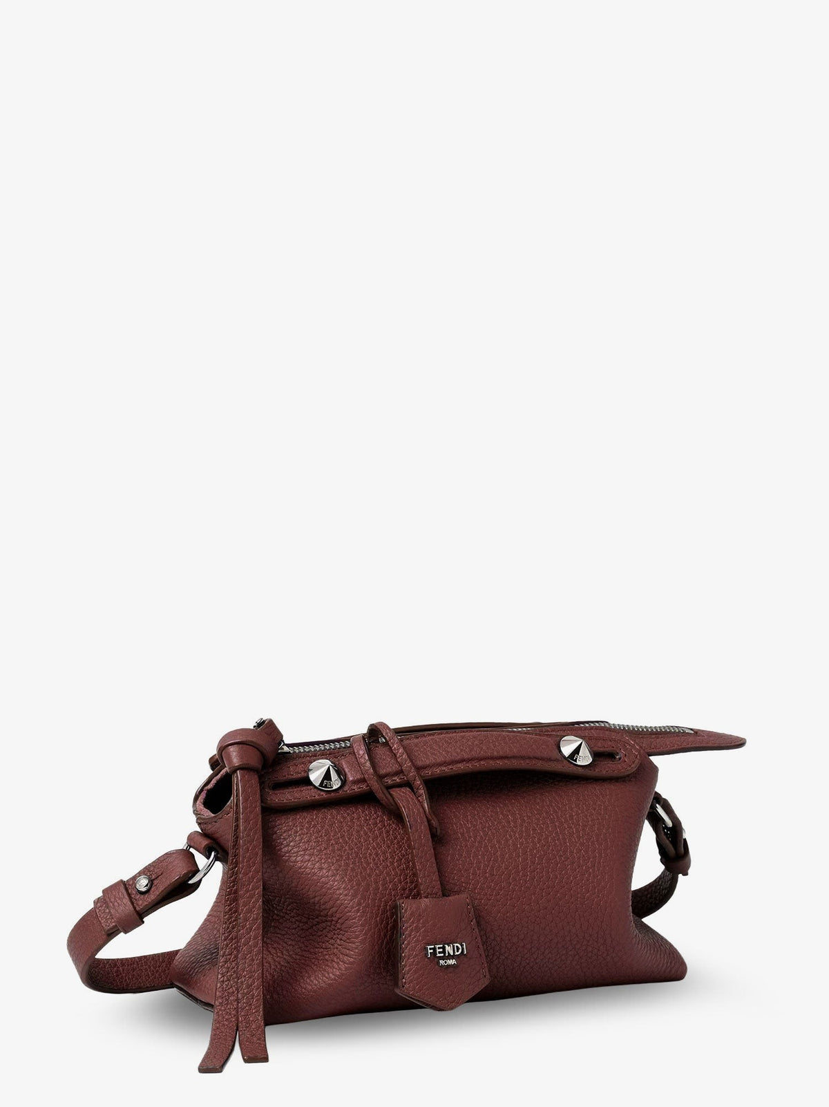 Fendi By The Way Hammered Leather Handbag