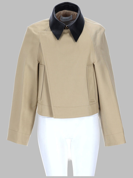 CABAN CROPPED IN COTONE E LANA