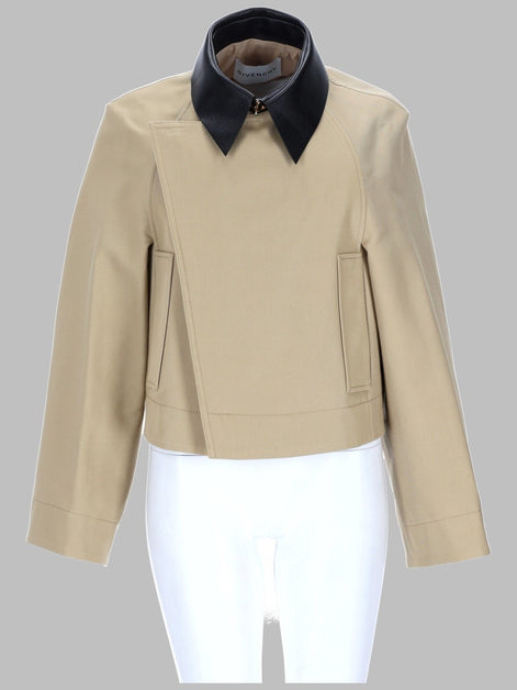 CABAN CROPPED IN COTONE E LANA