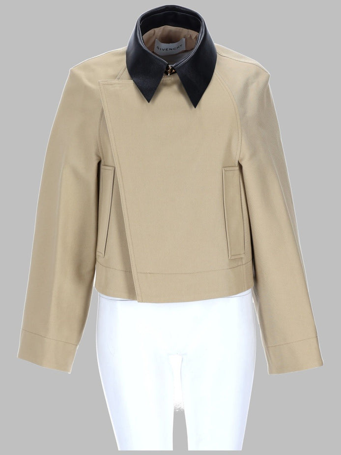 CABAN CROPPED IN COTONE E LANA