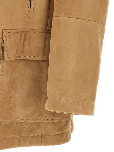 Brunello Cucinelli Caban shearling Curly