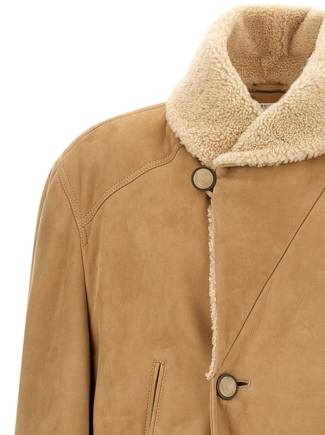 Brunello Cucinelli Caban shearling Curly